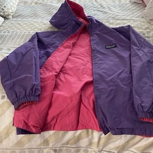 Lands End kids reversible jacket size M